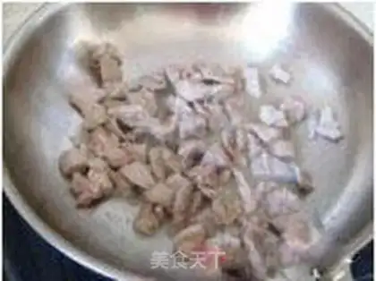 Make Hands on lamb rice step 7