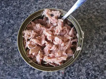 Make Snacks for fish and rice step 1