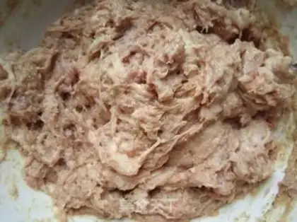 Make Onion meat buns step 2