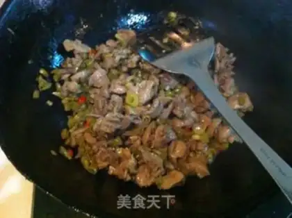 Make Soybeans, fried chicken step 6