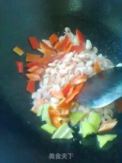 Make Shrimp, red pepper step 4