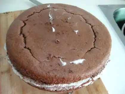 Make Chocolate cake step 7