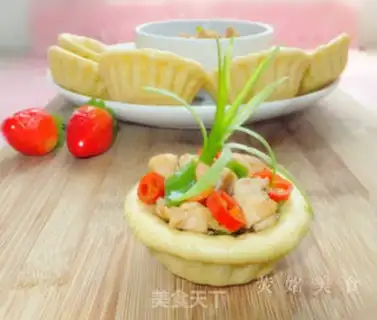 Make Chicken corn bag step 15