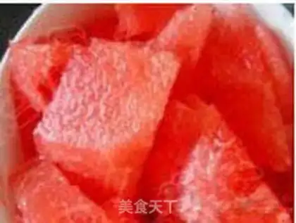 Make Ice melon juice step 1