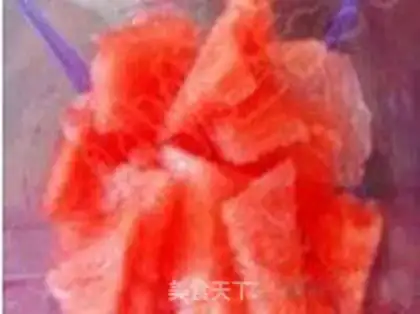 Make Ice melon juice step 2