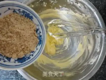 Make A tea almond soufflé step 1