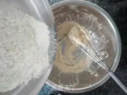 Make A tea almond soufflé step 2