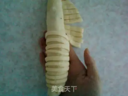 Make caterpillar bread step 13