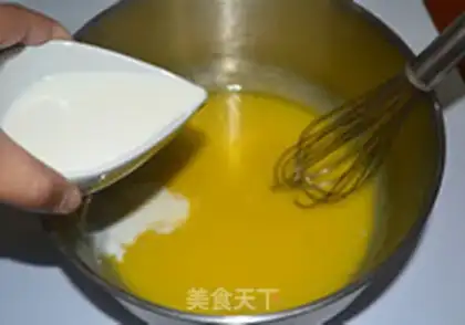 Make Black sesame ricin cake step 4
