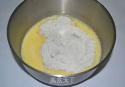 Make Black sesame ricin cake step 5