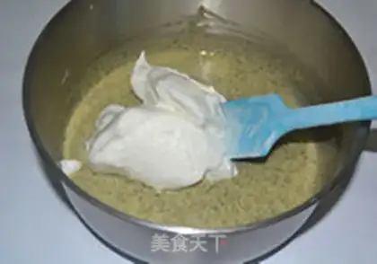 Make Black sesame ricin cake step 6
