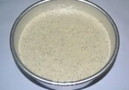 Make Black sesame ricin cake step 8