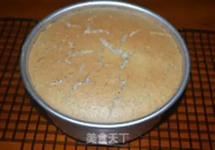Make Black sesame ricin cake step 9