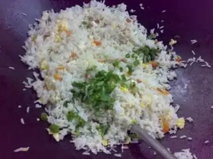 Make Crab shrimp and rice step 8