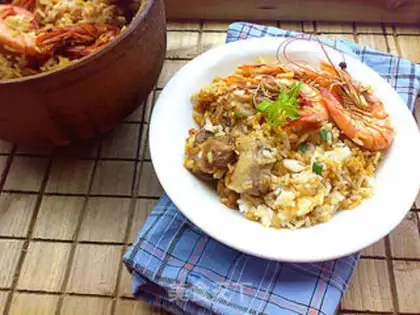 Make Crab shrimp and rice step 9