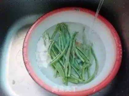 Make No oily beans step 0