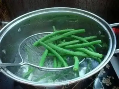 Make No oily beans step 1