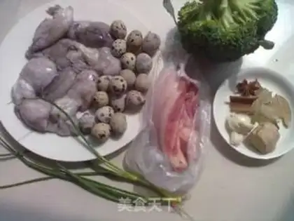 Make Red roasted quail egg fish step 0