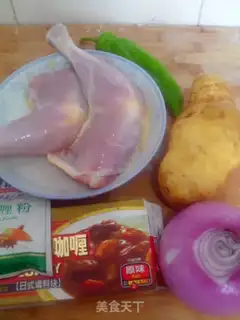 Make Golden curry chicken step 0
