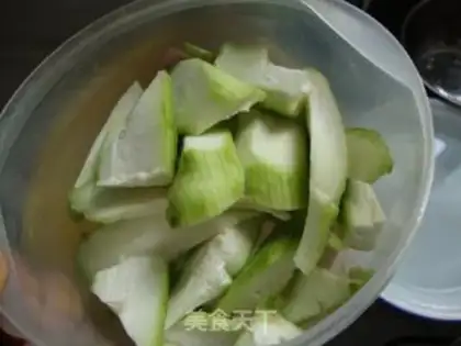 Make Garlic ham pumpkin step 4