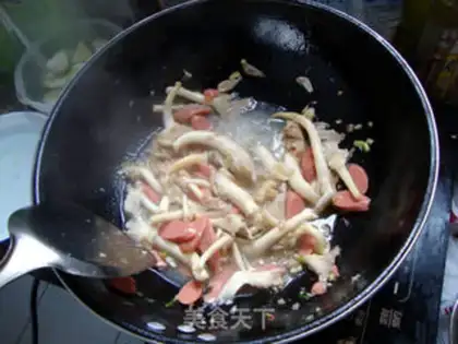 Make Garlic ham pumpkin step 6
