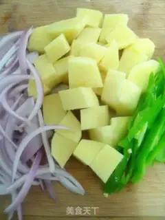 Make Golden curry chicken step 5