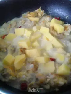 Make Golden curry chicken step 9