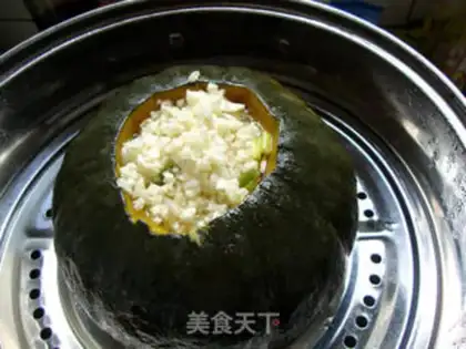 Make Garlic ham pumpkin step 10