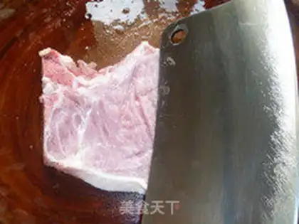 Make Porridge pork noodles step 1