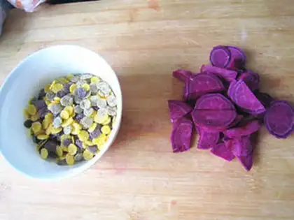 Make Potato rice porridge step 1