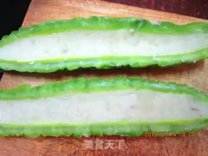 Make Bitter melon ship step 9