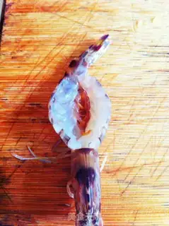Make Garlic shrimp step 1
