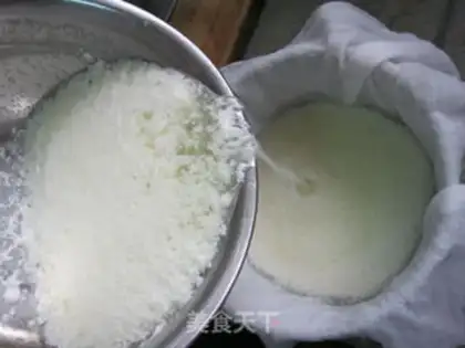 Make Homemade cheese step 2