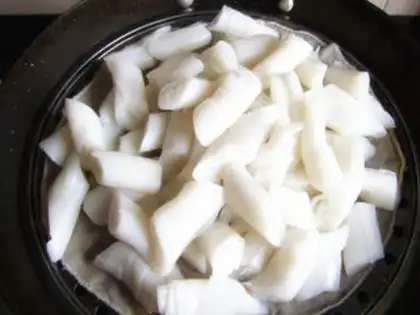 Make Butter sauce and sausage powder step 5