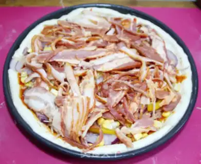 Make Spicy bacon pizza step 9