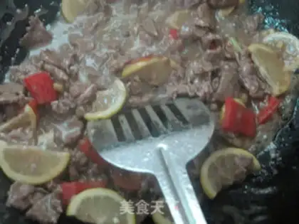 Make Lemon beef step 6