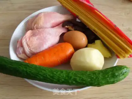 Make The iron plate burns the chicken leg step 0