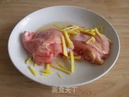 Make The iron plate burns the chicken leg step 1