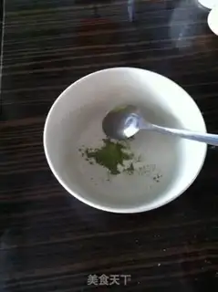 Make Tea pudding step 1