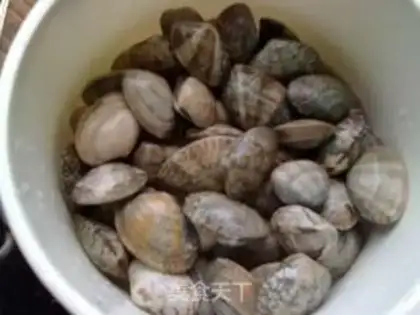Make Quickie clams step 0