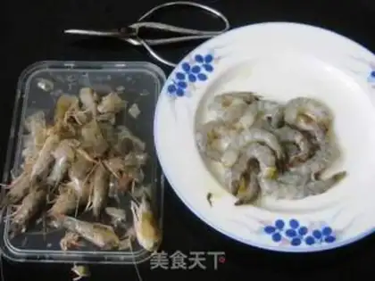Make Shrimp cucumber step 1