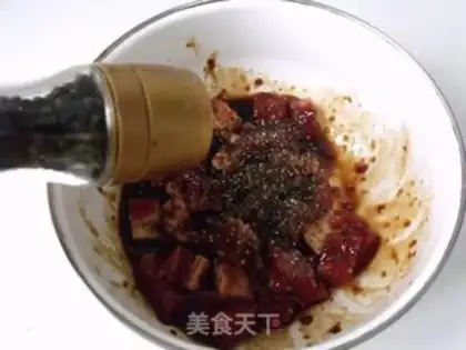 Make Black pepper sauce steak step 3