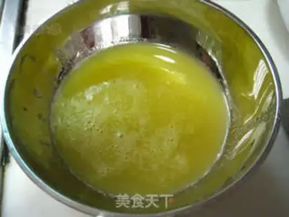 Make Sweet melon popsicle step 2