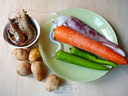 Make Seafood curry step 0