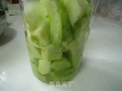 Make Sweet melon popsicle step 4