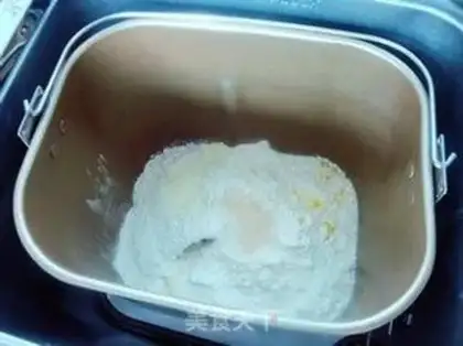 Make Flower bean bread step 0