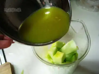 Make Sweet melon popsicle step 5