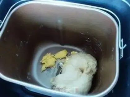 Make Flower bean bread step 1