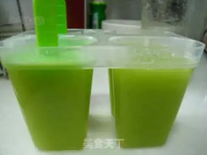 Make Sweet melon popsicle step 7