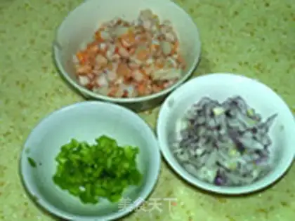 Make Shrimp cheesecake step 1
